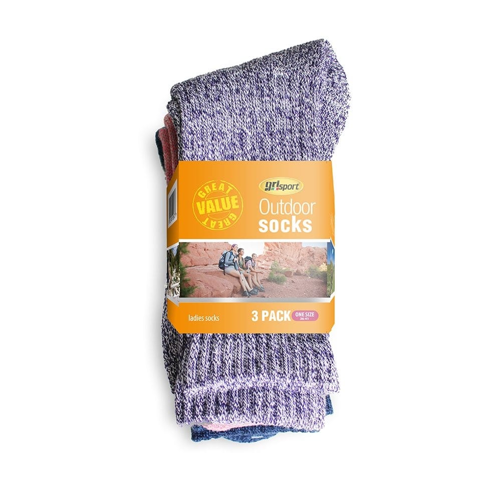 Grisport Ladies Outdoor Multipack Socks