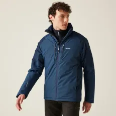 Regatta Men's Winter Calderdale II Waterproof Jacket Moonlight Denim Navy