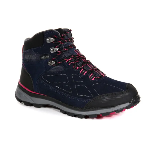 Regatta Lady Samaris Suede Walking Boots Navy Duchess